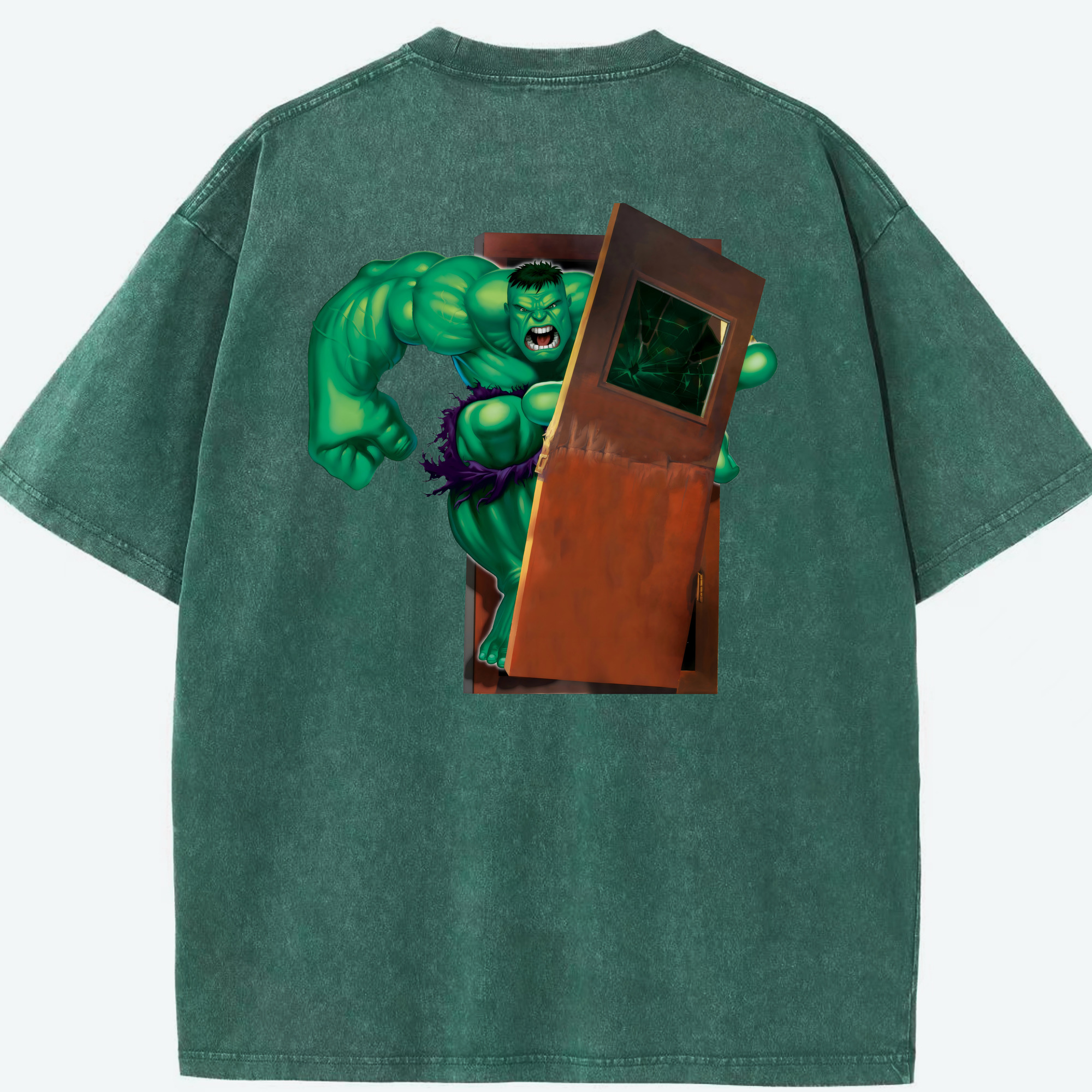（画像用） アベンジャーズ The Avengers 綿100% ヴィンテージ風 半袖Tシャツ（背面プリント）
